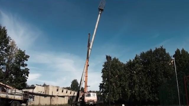 Установка опоры базовой станции Летай Набережные Челны смотреть онлайн