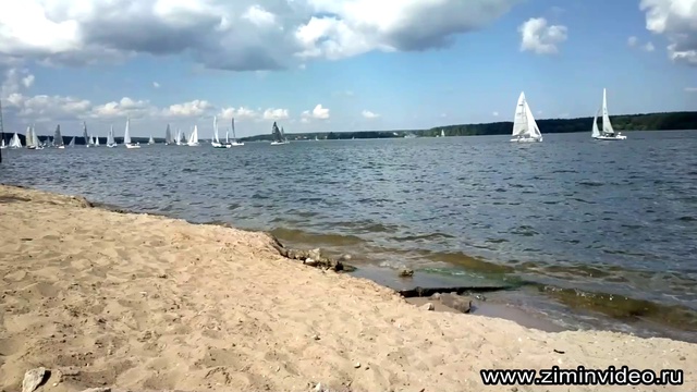 Пироговское водохранилище. Парусники смотреть онлайн