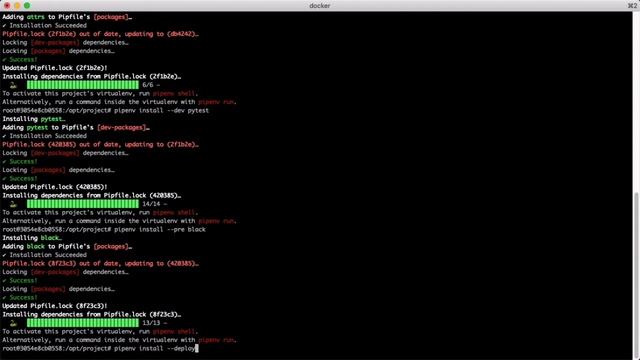 Pipenv Usage Examples смотреть онлайн
