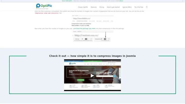 Joomla: Images optimization and compression plugin by OptiPic смотреть онлайн