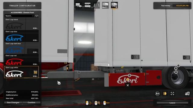 ETS2 (1.32) | OWNED Ekeri trailers v2.0.3 (+TANDEM Trailers ADDON) by Kast - review смотреть онлайн