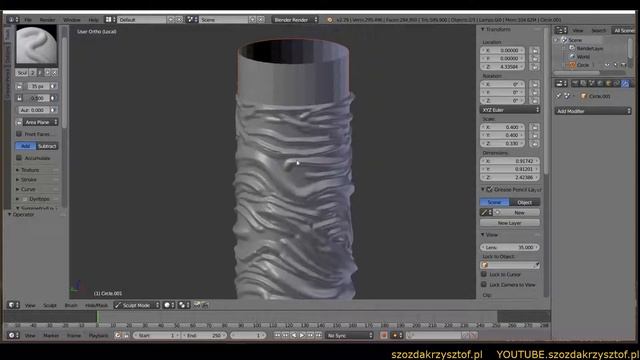 modelowanie lampy #blender смотреть онлайн