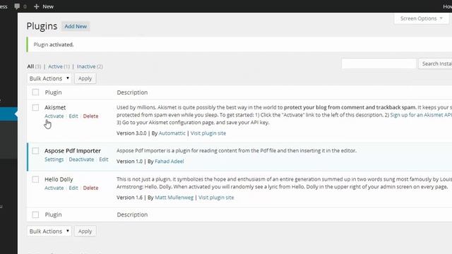 Aspose PDF Importer Plugin for WordPress Tutorial смотреть онлайн