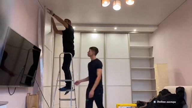 Собираем встроенный шкаф купе. Процесс сборки. смотреть онлайн