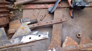 Сегментная косилка, как приварить пятку.