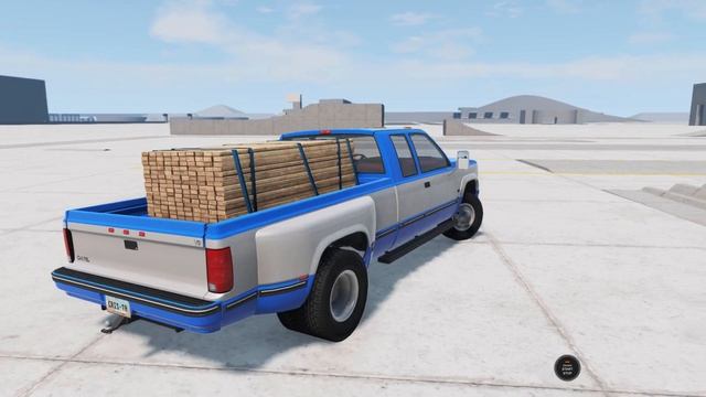 BeamNG Drive - Loaded Dually Suspension Test on the Gridmap V2 смотреть онлайн
