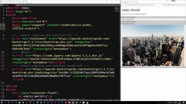 7: Insert responsive images in Bootstrap 3 - Learn Bootstrap 3 front-end programming смотреть онлайн