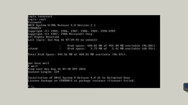 Installation of Unix System V on virtualbox смотреть онлайн