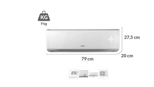Ar condicionado Eco Garden On Off 9.000 BTU:h смотреть онлайн
