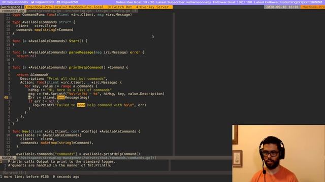 [ARCHIVE][Golang] Add support for handling commands to our Twitch bot смотреть онлайн