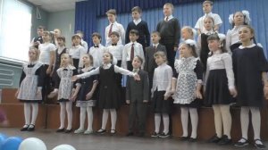 1419 Хор учащихся первого класса г  Вихоревка   Дружат дети всей земли