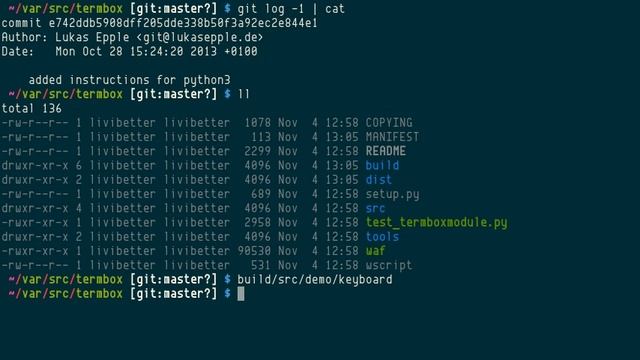 Termbox: Library For Writing Text-based User Interfaces For C And Python