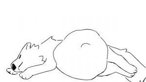 Wolf Noms Human (Animated)