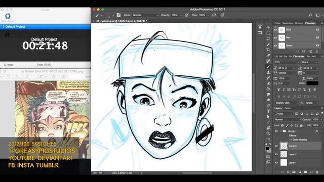 Arvin Bautista Sketches 2017 44/100: Jim Lee's Jubilee смотреть онлайн