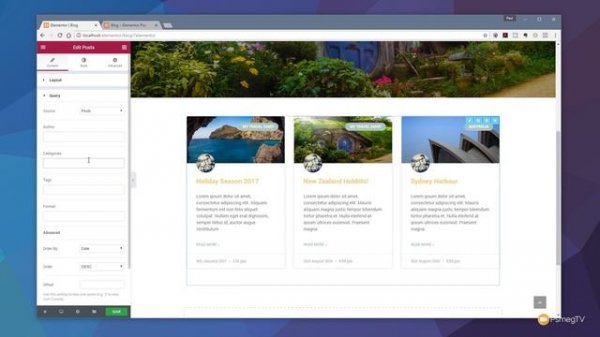 Elementor: Post Cards Blog Layout - Wordpress Tutorial