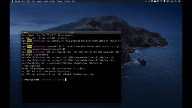 第3回 Vue cliのインストール смотреть онлайн