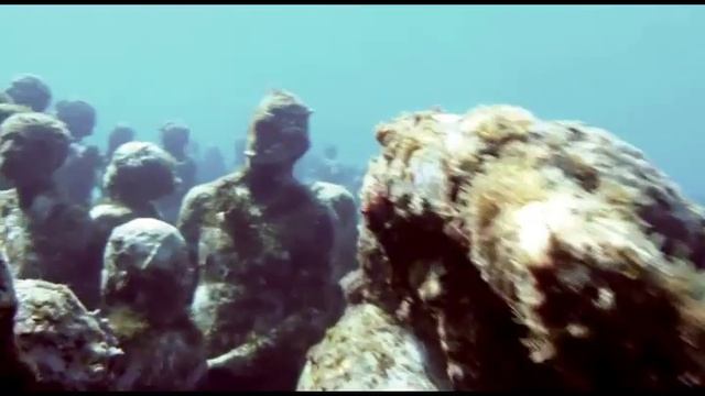 Isla Mujeres Cancun statues Underwater Museum MUSA смотреть онлайн