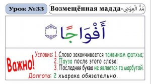Зелавди Уроки Таджвида-33 (Возмещенная мадда)