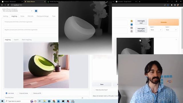 Easy Background Cropping with Stable Diffusion 2.0 and AUTOMATIC1111 смотреть онлайн