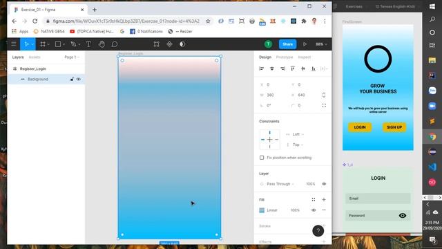 Lession 1 : Simple Layout Design in Figma смотреть онлайн