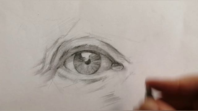 Рисуем возрастной глаз смотреть онлайн