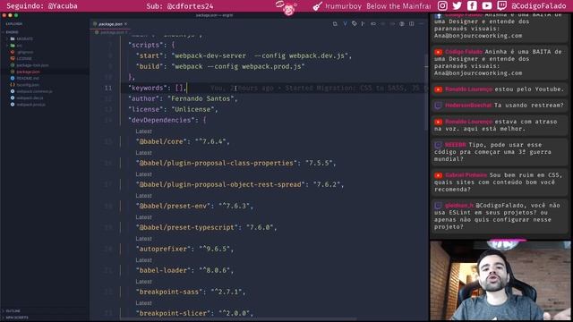 Migrando projeto antigo para Typescript & SASS - Parte 1 смотреть онлайн