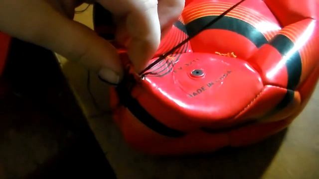 Как зашить мяч внутренним швом в домашних условиях. смотреть онлайн