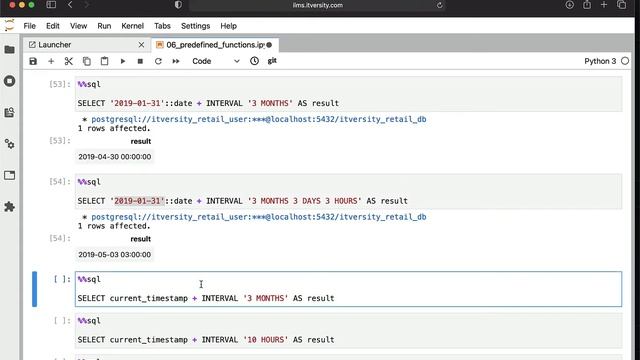 Database Essentials - Predefined Functions - Date Arithmetic смотреть онлайн