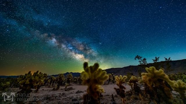 STARSCAPES [4K] Stunning AstroLapse Ambient Film with Space Music for Deep Relaxation & Sleep смотреть онлайн