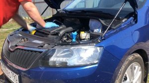 Шкода Рапид 1.4 турбо - моем двигатель