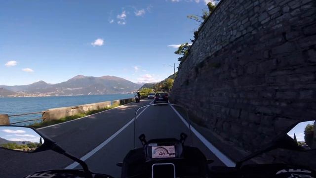 Varenna - Como Lake - Honda Transalp 750 2023 смотреть онлайн