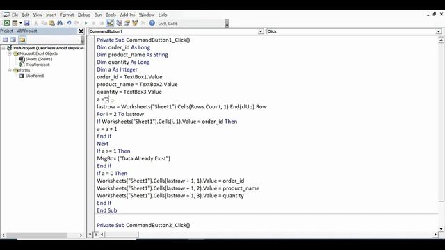 Excel VBA UserForm to Avoid Duplicate Entries while Transferring Data to Excel Worksheet смотреть онлайн