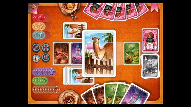 Jaipur: A Card Game of Duels: iOS iPad Gameplay Walkthrough (by Asmodee Digital) смотреть онлайн