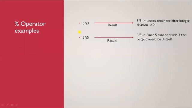 Mod Operator in Java, % operator in Java смотреть онлайн