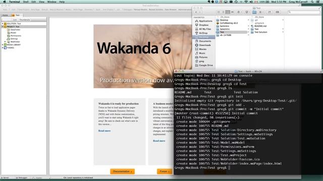 Git basics from terminal for Wakanda смотреть онлайн