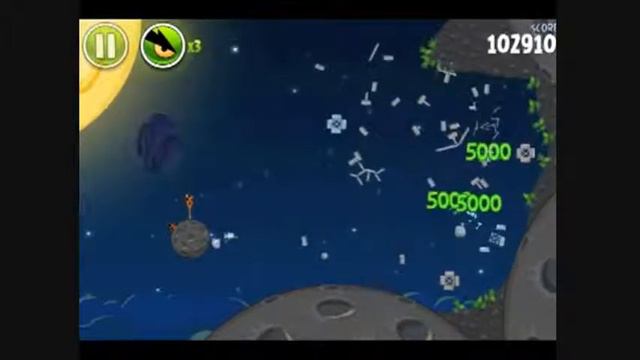 Angry Birds Space Level 1-17 Pig Bang 3 Stars Walkthrough смотреть онлайн