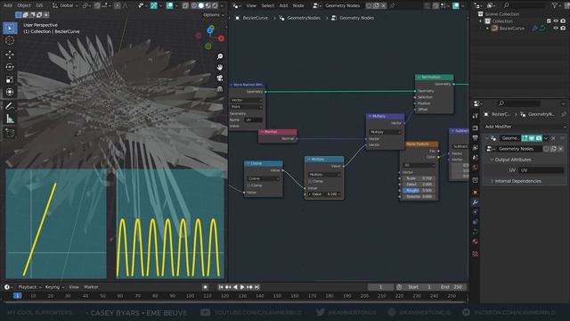 Create Northern Lights in Blender [free project file] смотреть онлайн
