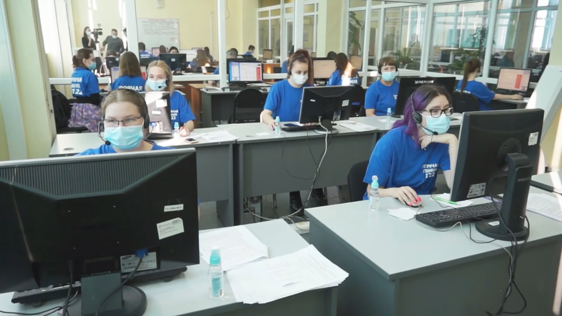 Работа Колл-центра в рамках акции #МыВместе