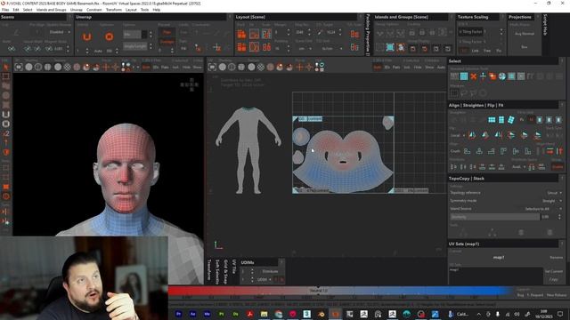 [PASO A PASO] RizomUV Curso GRATUITO, Stack UVs, Character UV Tools.07