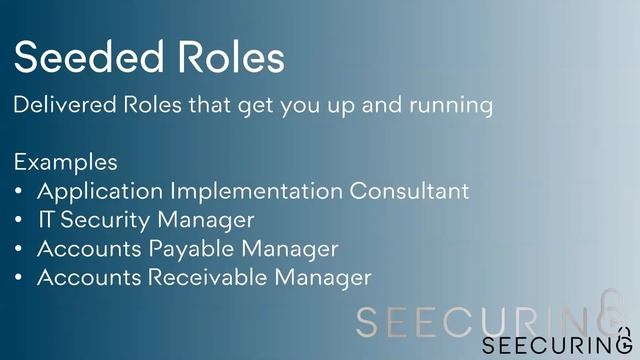 Oracle ERP HCM Cloud Seeded Roles смотреть онлайн