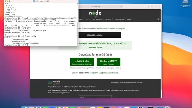 Configuring SSH Key for Mac смотреть онлайн