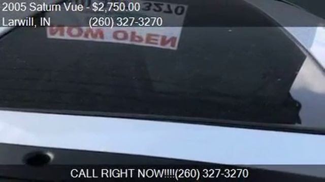 2005 Saturn Vue Base Fwd 4dr SUV for sale in Larwill, IN 467 смотреть онлайн