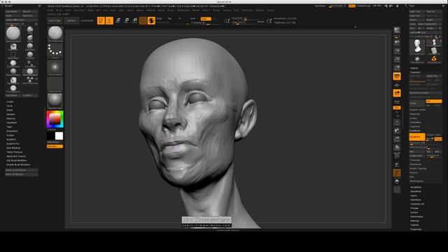 Creature Head // Sketching And Sculpting With ZBrush