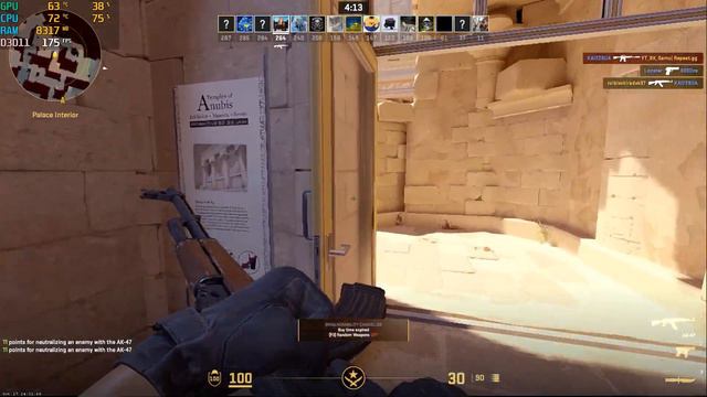 COUNTER STRIKE 2 (CS2) ON RTX 2070 8GB + i5-9600k I LOW SETTINGS смотреть онлайн