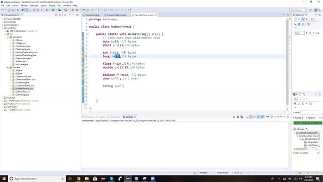 Java Exception Class 5 смотреть онлайн