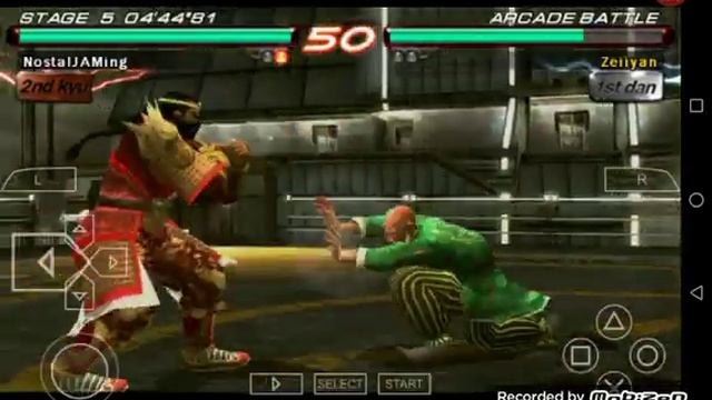Tekken 6 PSP Offline fighting game' Feng Wei arcade battle walkthrough on Huawei android device смотреть онлайн