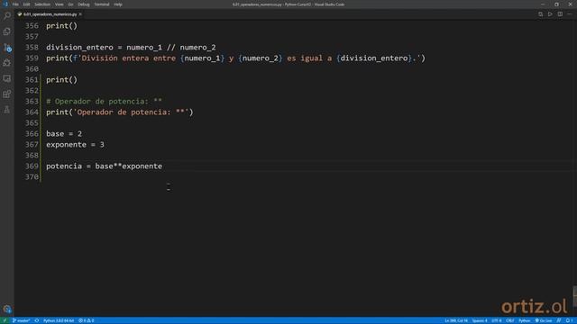 Python Curso V2: 133 Operador de Potencia y la Función Incorporada pow() смотреть онлайн