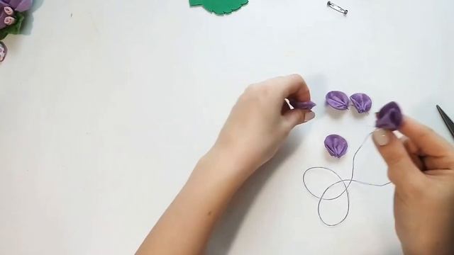 Брошь из фетра " Роза" смотреть онлайн