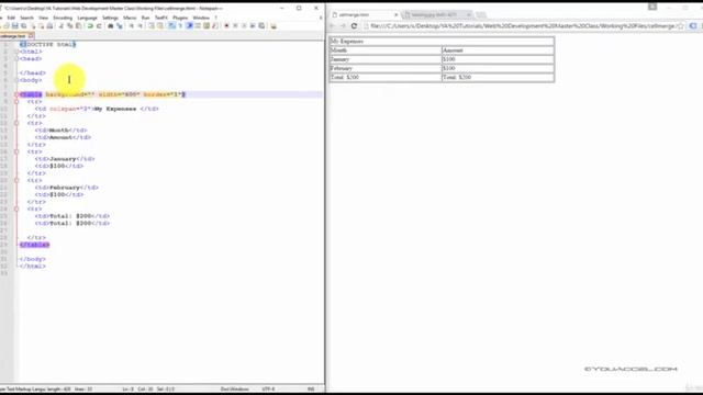 22 HTML Table Background Image | How to create website using HTML/ HTML5 for Free | 2020 смотреть онлайн