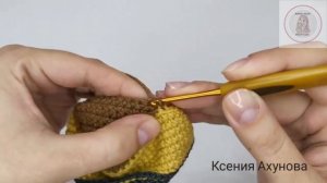 ?Ботинки крючком, для игрушки. МК. #вязание #обувькрючком #вязаниекрючком#игрушки